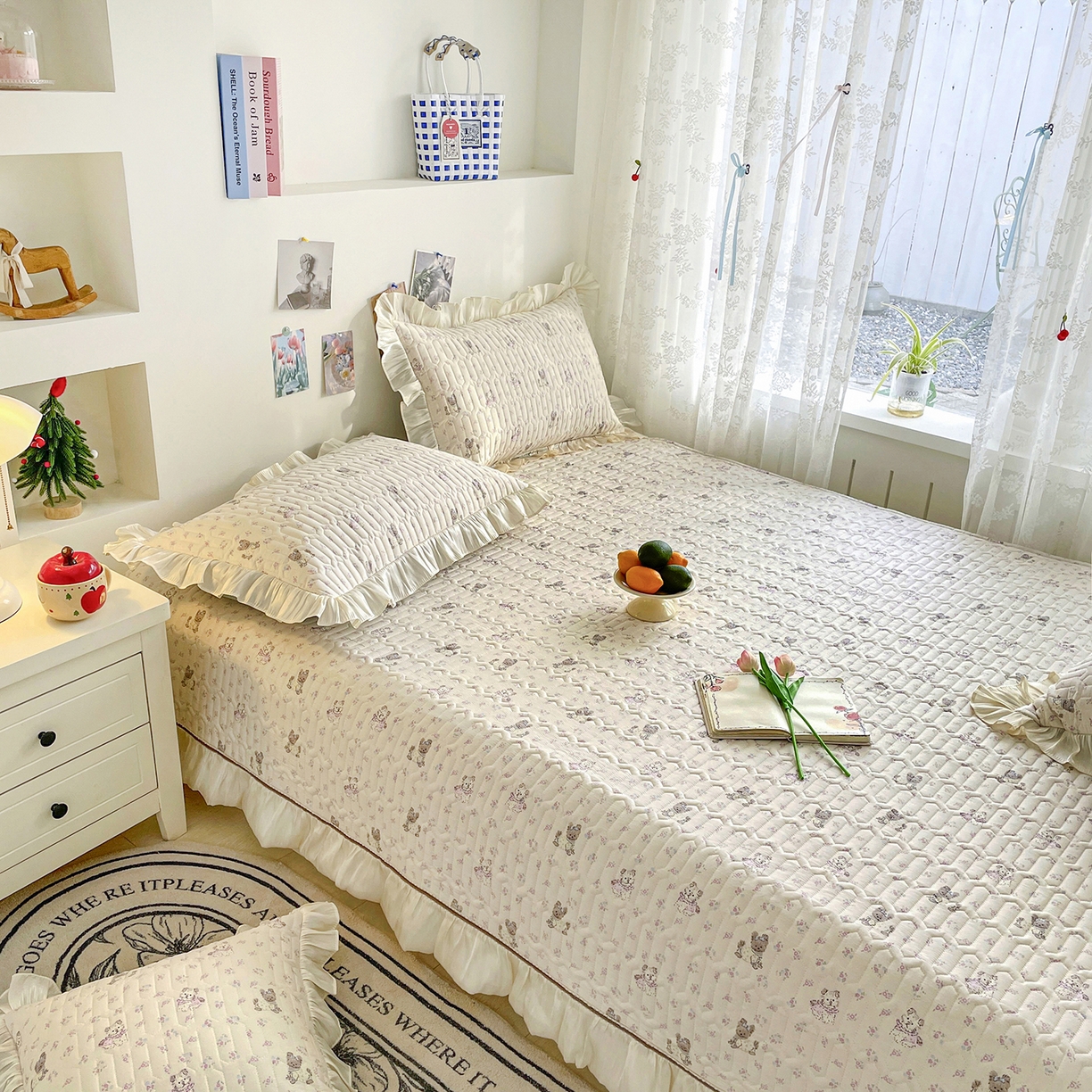 91家纺网 家纺一手货源 找家纺 美优兰 2026新款全棉榻榻米垫 棉花糖