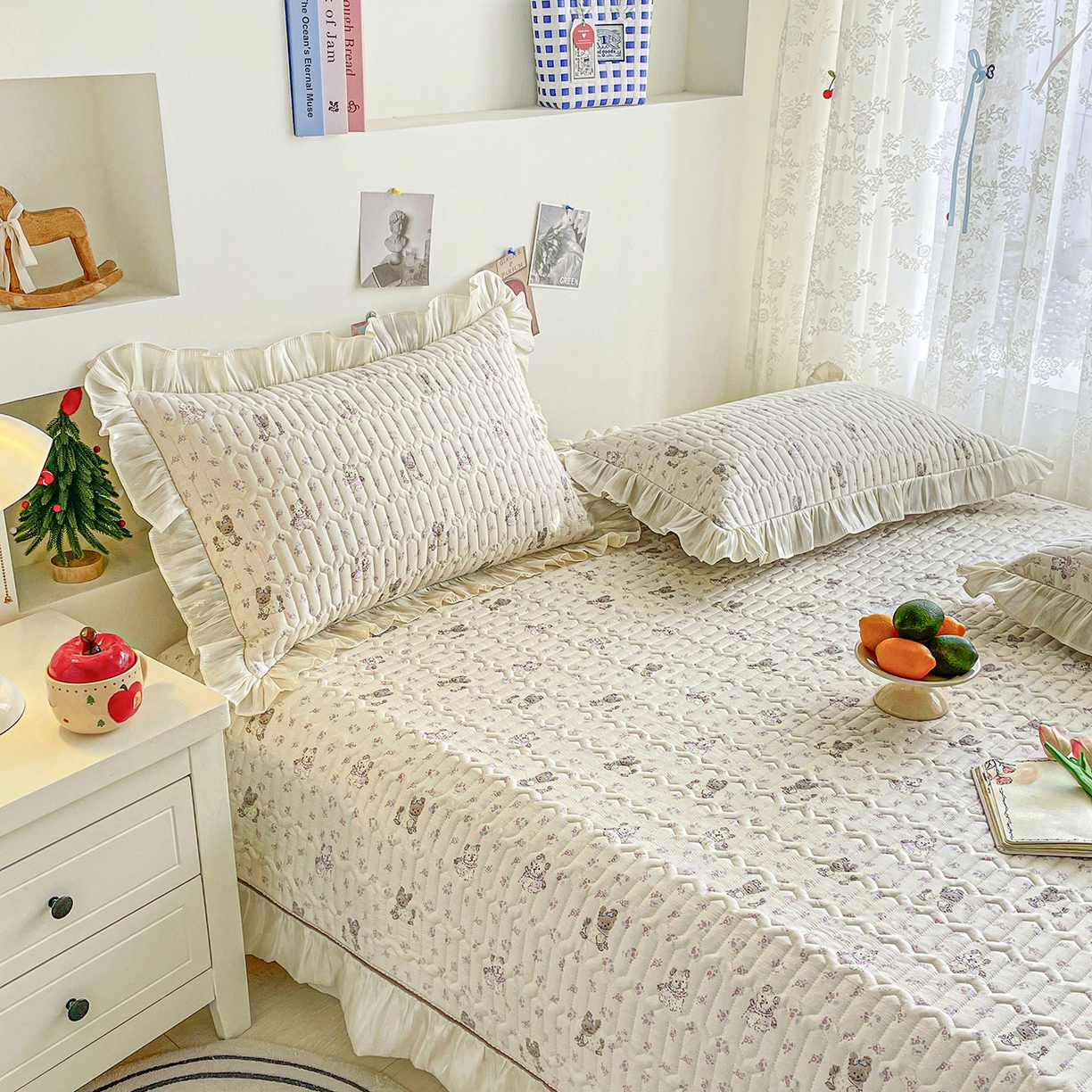 91家纺网 家纺一手货源 找家纺 美优兰 2026新款全棉榻榻米垫 棉花糖