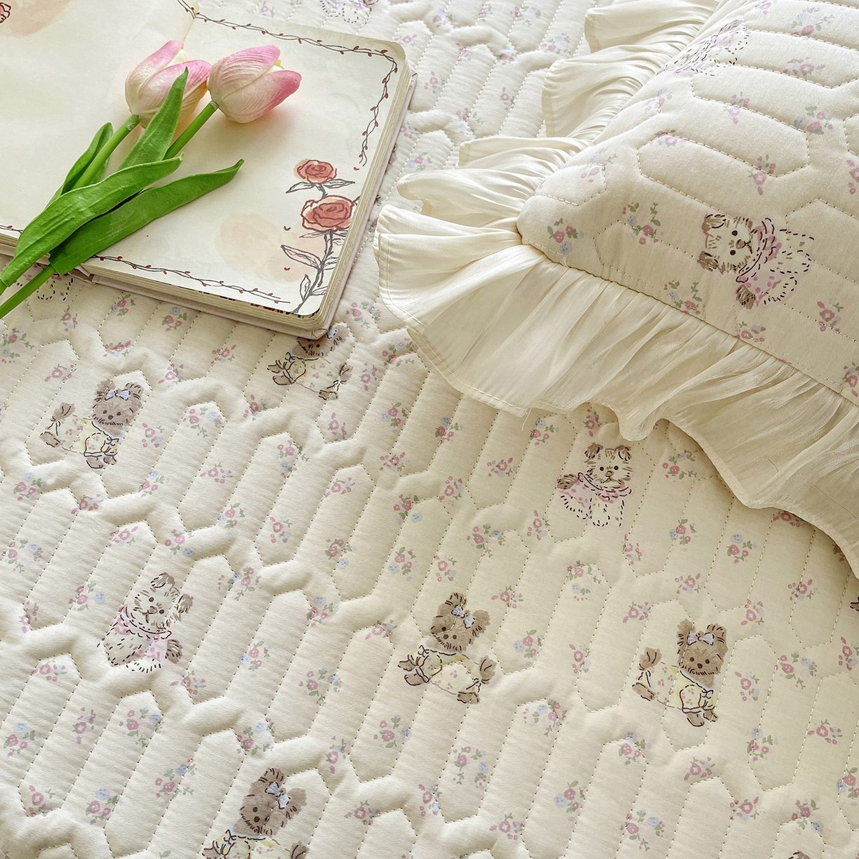 91家纺网 家纺一手货源 找家纺 美优兰 2026新款全棉榻榻米垫 棉花糖