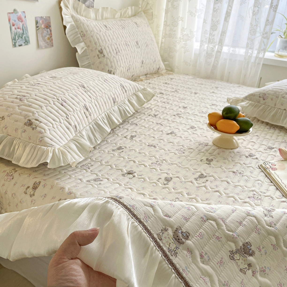 91家纺网 家纺一手货源 找家纺 美优兰 2026新款全棉榻榻米垫 棉花糖