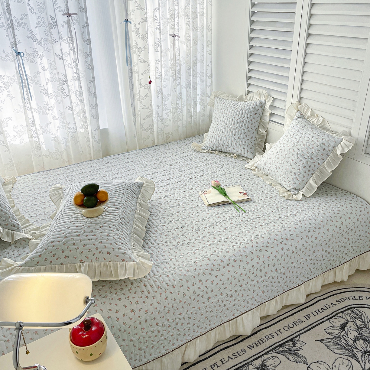 91家纺网 家纺一手货源 找家纺 美优兰 2026新款全棉榻榻米垫 慕心