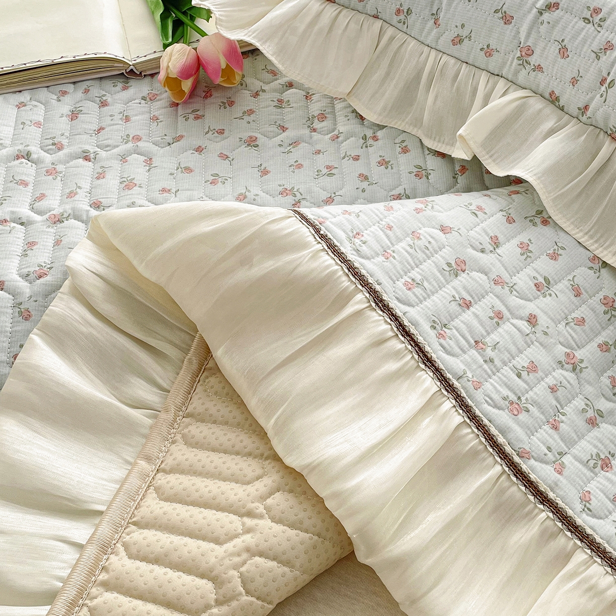 91家纺网 家纺一手货源 找家纺 美优兰 2026新款全棉榻榻米垫 慕心