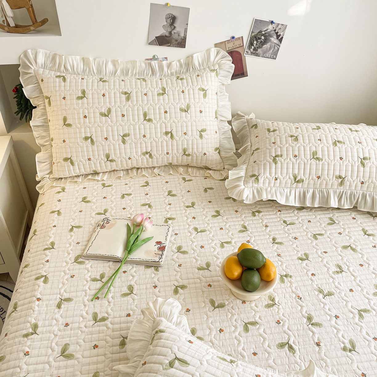 91家纺网 家纺一手货源 找家纺 美优兰 2026新款全棉榻榻米垫 青枝玉叶