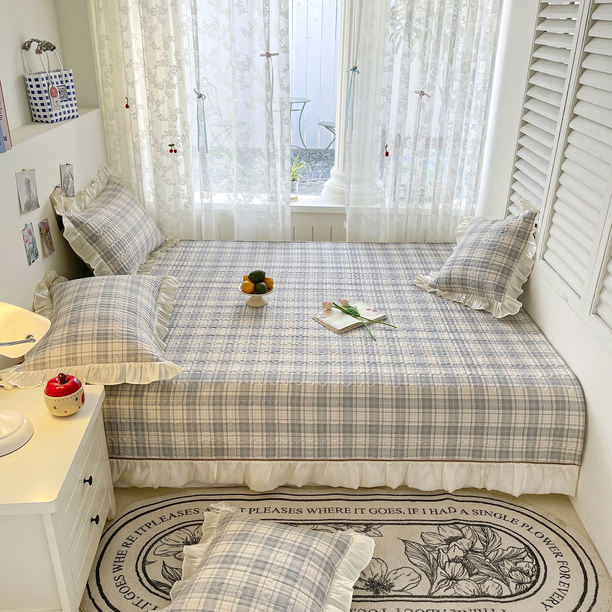 美优兰 2026新款全棉榻榻米垫 英伦风华