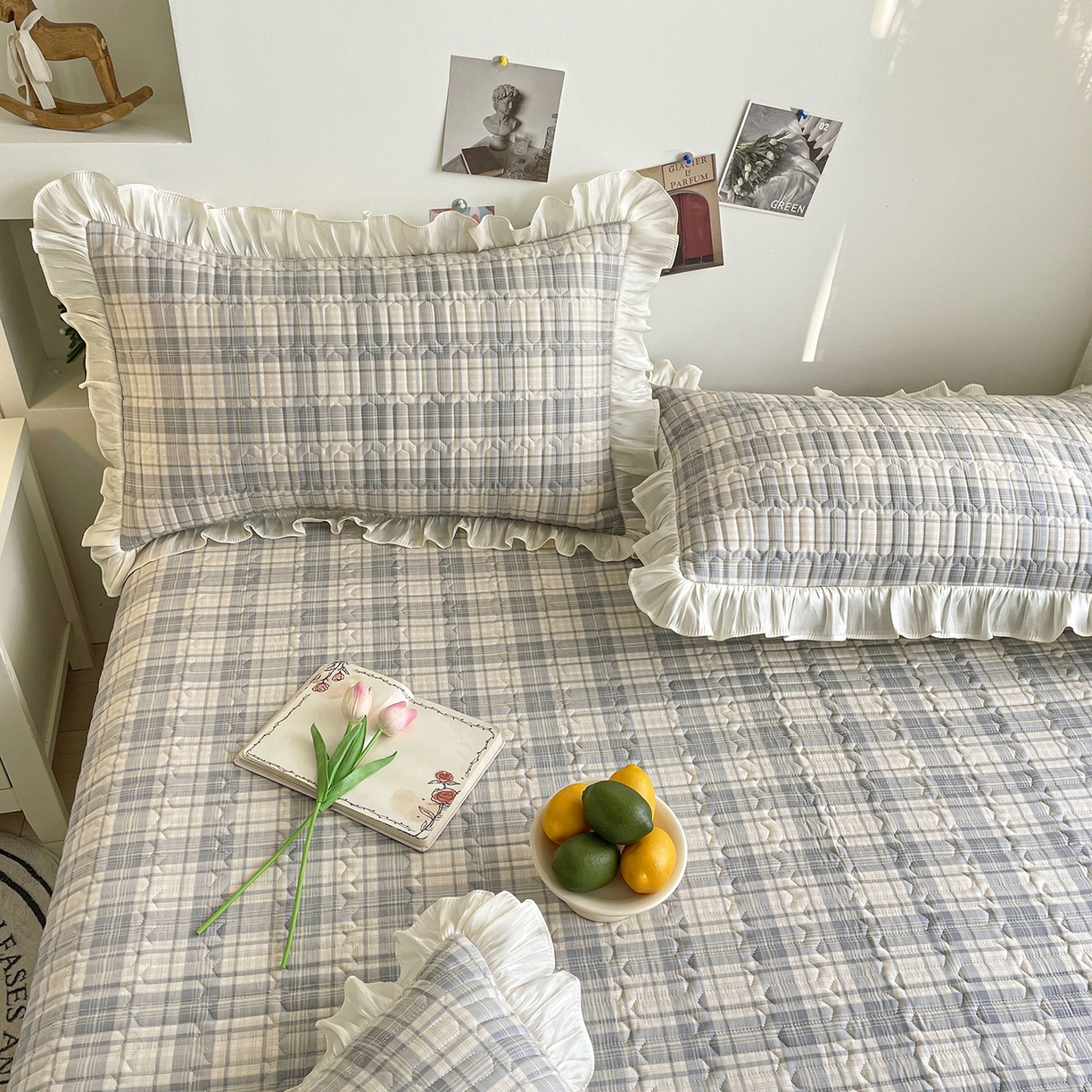 91家纺网 家纺一手货源 找家纺 美优兰 2026新款全棉榻榻米垫 英伦风华