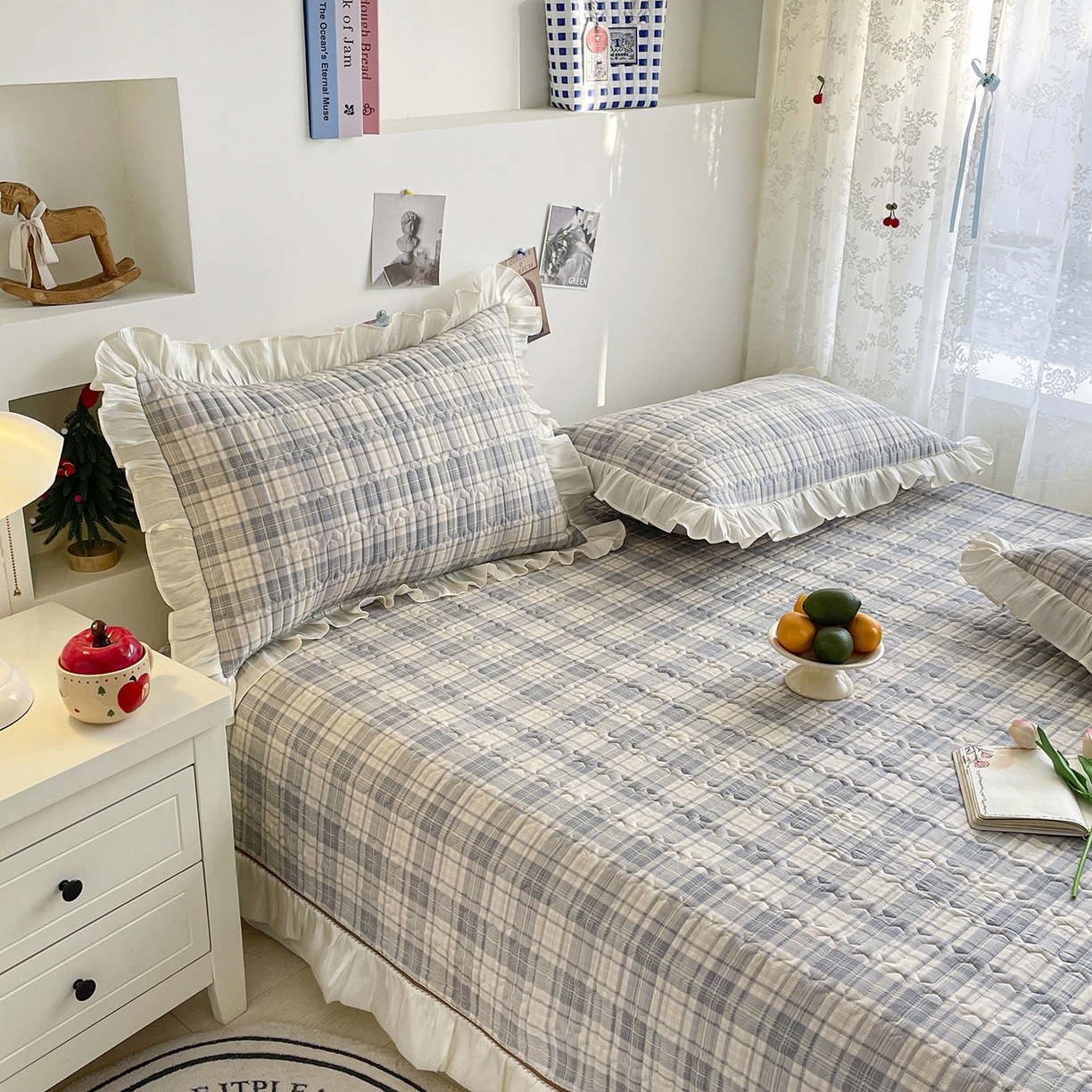 91家纺网 家纺一手货源 找家纺 美优兰 2026新款全棉榻榻米垫 英伦风华