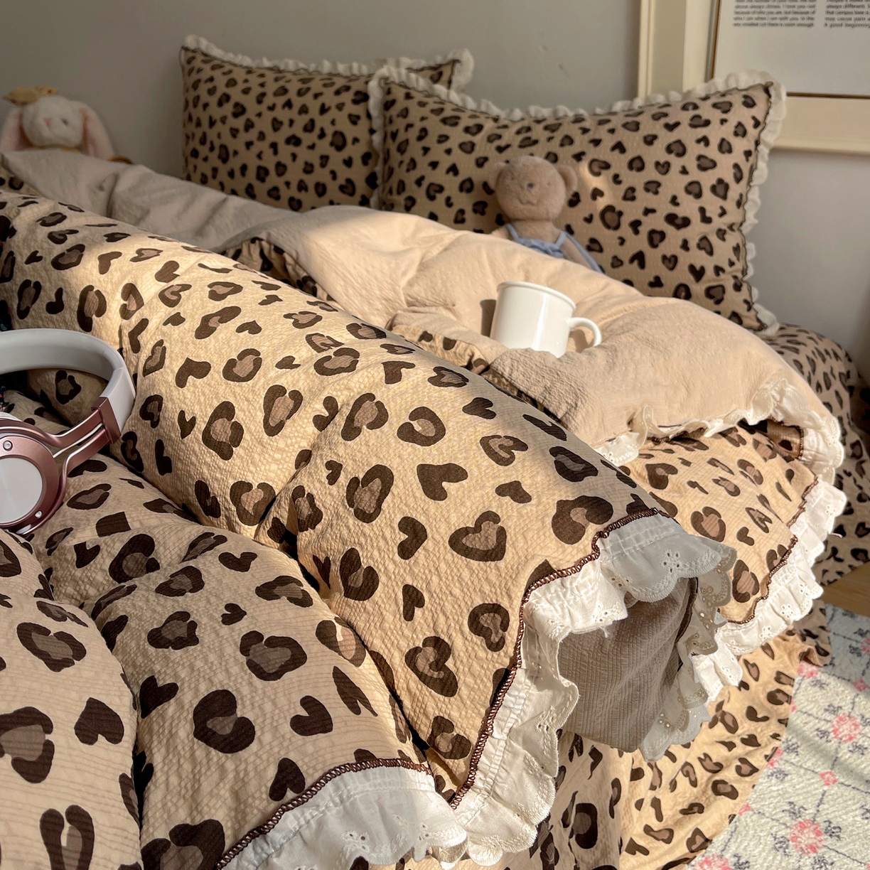 91家纺网 家纺一手货源 找家纺 （总）2026新款泡芙纱床盖四件套