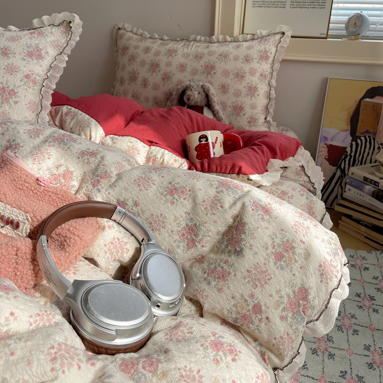 91家纺网 家纺一手货源 找家纺 （总）2026新款泡芙纱床盖四件套