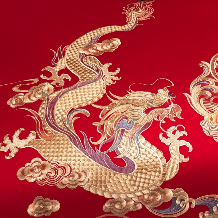 91家纺网 家纺一手货源 找家纺 （总）慕她家纺 2026年全棉纯棉婚庆四件套大红色刺绣结床上用品（床盖款加40）