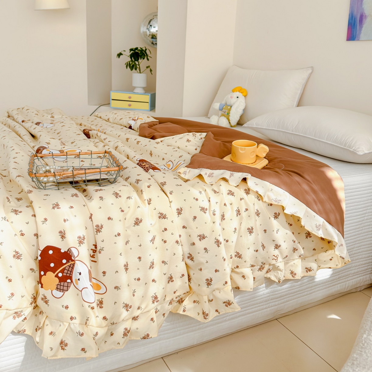 91家纺网 家纺一手货源 找家纺 （总）归属 2026春夏新款古法仿棉床盖夏被四件套夏凉被空调被系列