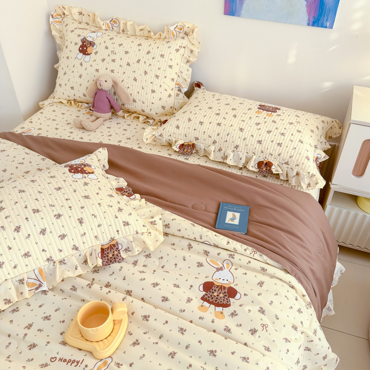 91家纺网 家纺一手货源 找家纺 （总）归属 2026春夏新款古法仿棉床盖夏被四件套夏凉被空调被系列