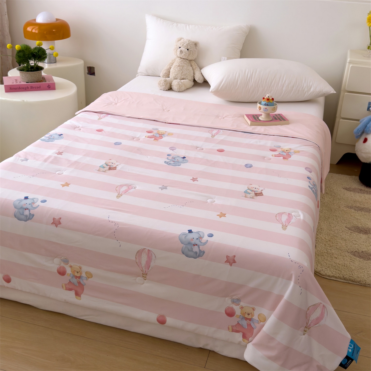 91家纺网 家纺一手货源 找家纺 （总）岚司羽 2026新款卡通锦氨凉感夏被系列