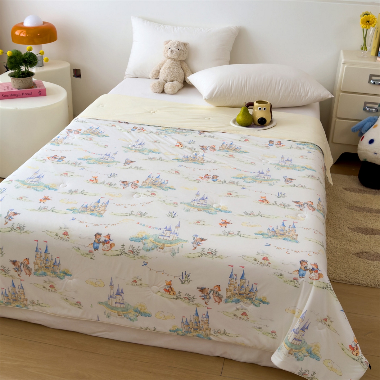 91家纺网 家纺一手货源 找家纺 （总）岚司羽 2026新款卡通锦氨凉感夏被系列