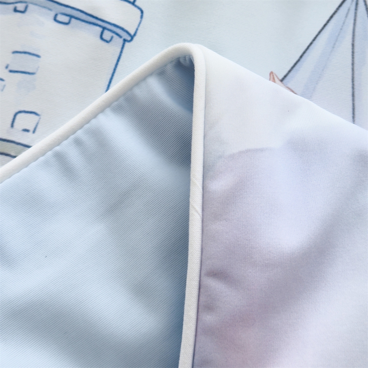 91家纺网 家纺一手货源 找家纺 岚司羽 2026新款卡通锦氨凉感夏被系列 天马星空