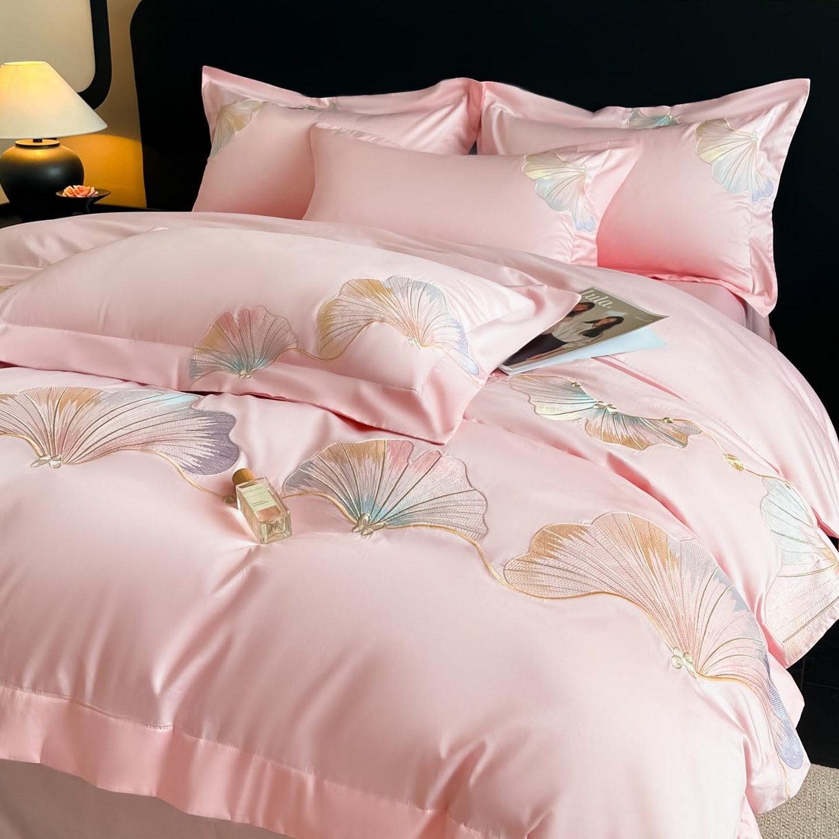 91家纺网 家纺一手货源 找家纺 （总）润锦云 2026新款A类精品刺绣四件套