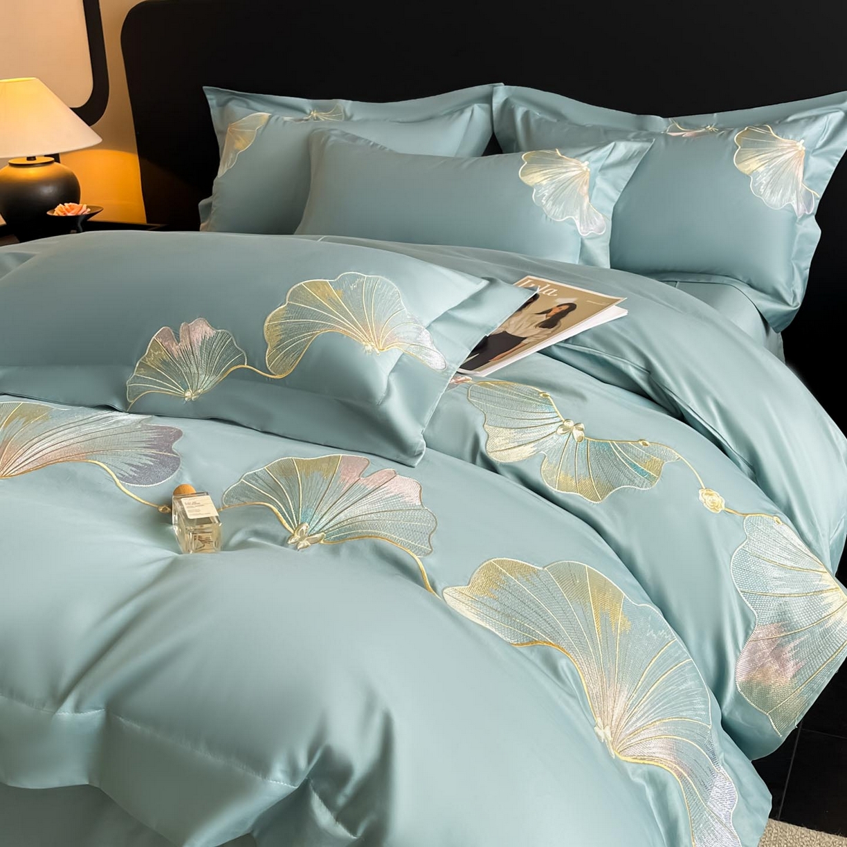 91家纺网 家纺一手货源 找家纺 （总）润锦云 2026新款A类精品刺绣四件套