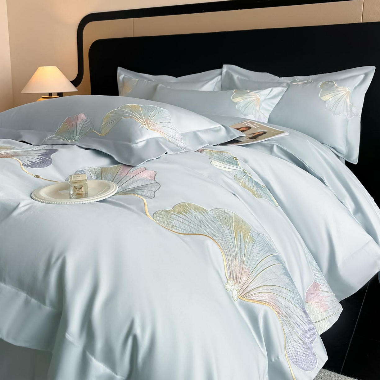 91家纺网 家纺一手货源 找家纺 （总）润锦云 2026新款A类精品刺绣四件套