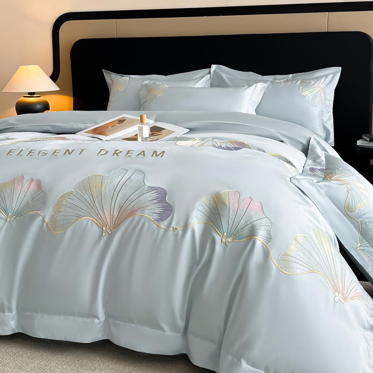 91家纺网 家纺一手货源 找家纺 （总）润锦云 2026新款A类精品刺绣四件套