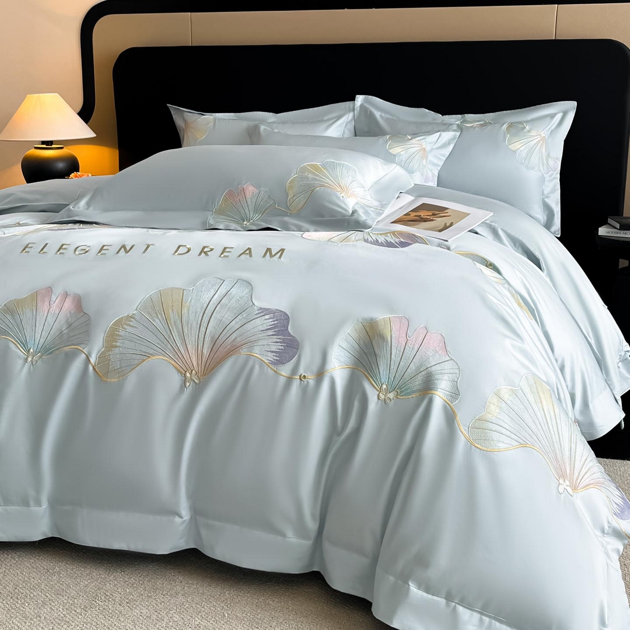 91家纺网 家纺一手货源 找家纺 （总）润锦云 2026新款A类精品刺绣四件套