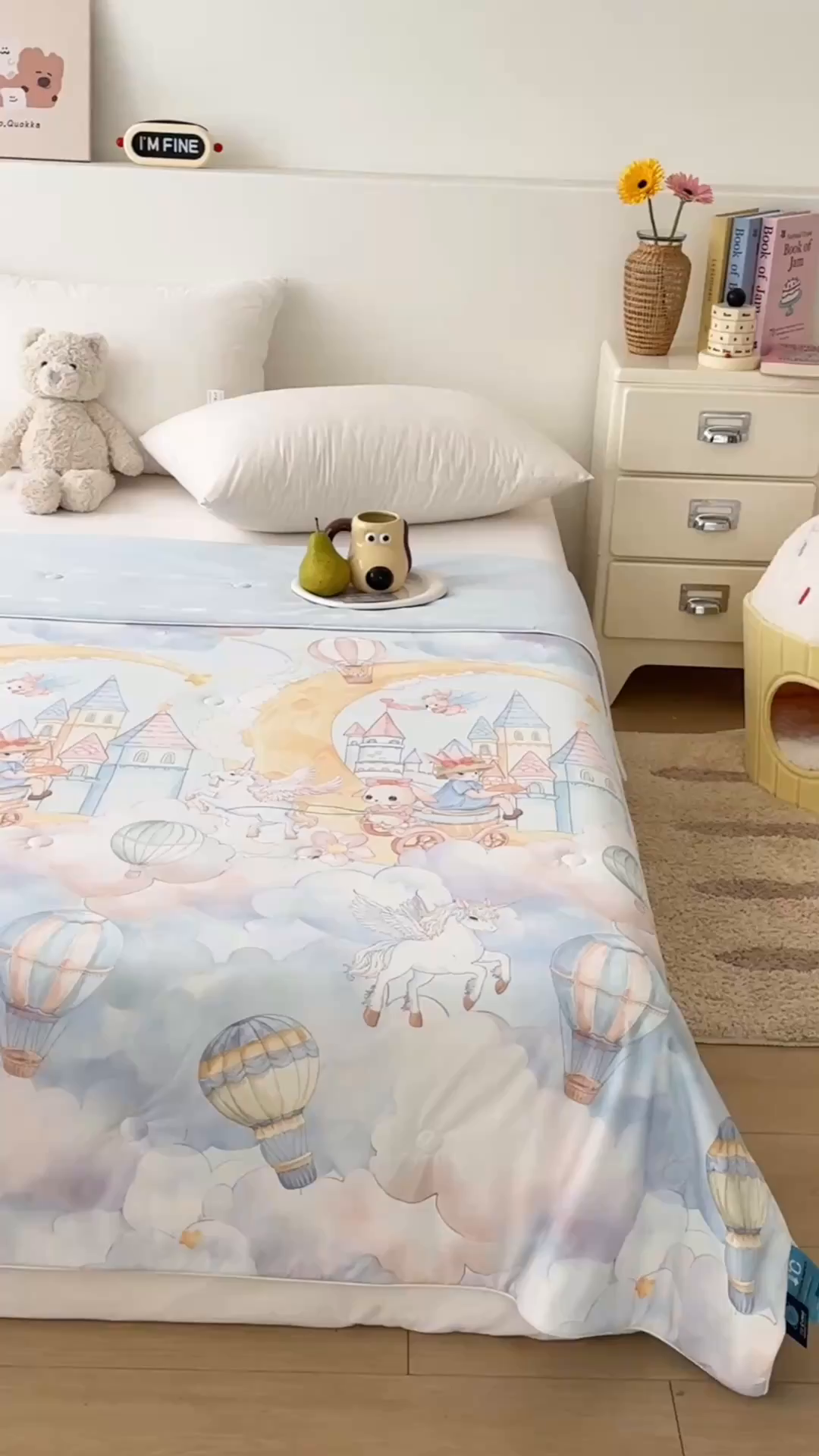 91家纺网 家纺一手货源 找家纺 岚司羽 2026新款卡通锦氨凉感夏被系列 天马星空