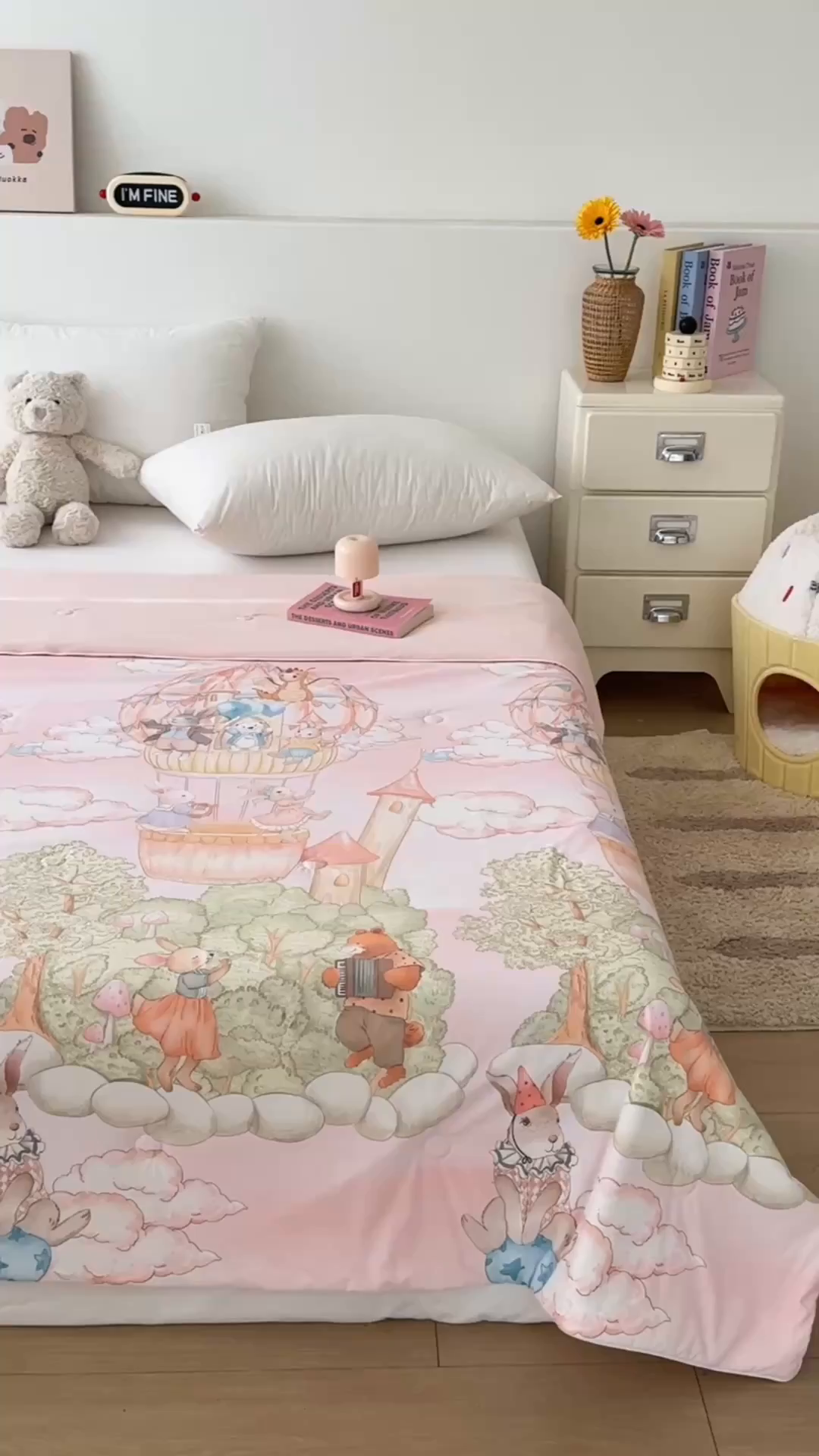 91家纺网 家纺一手货源 找家纺 岚司羽 2026新款卡通锦氨凉感夏被系列 森林乐园