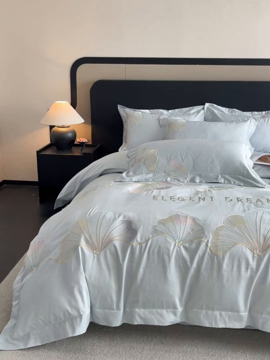 91家纺网 家纺一手货源 找家纺 （总）润锦云 2026新款A类精品刺绣四件套