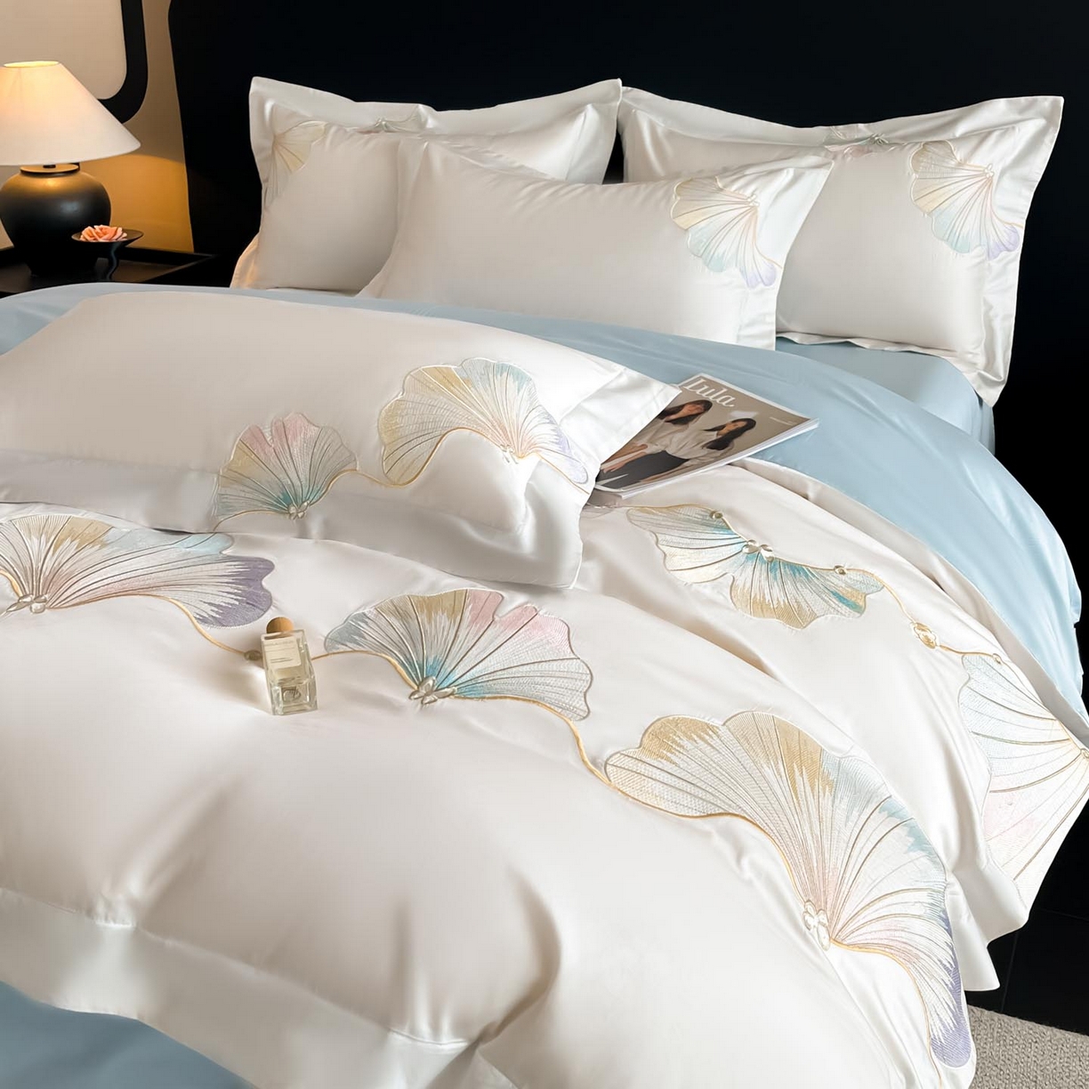 91家纺网 家纺一手货源 找家纺 （总）润锦云 2026新款A类精品刺绣四件套