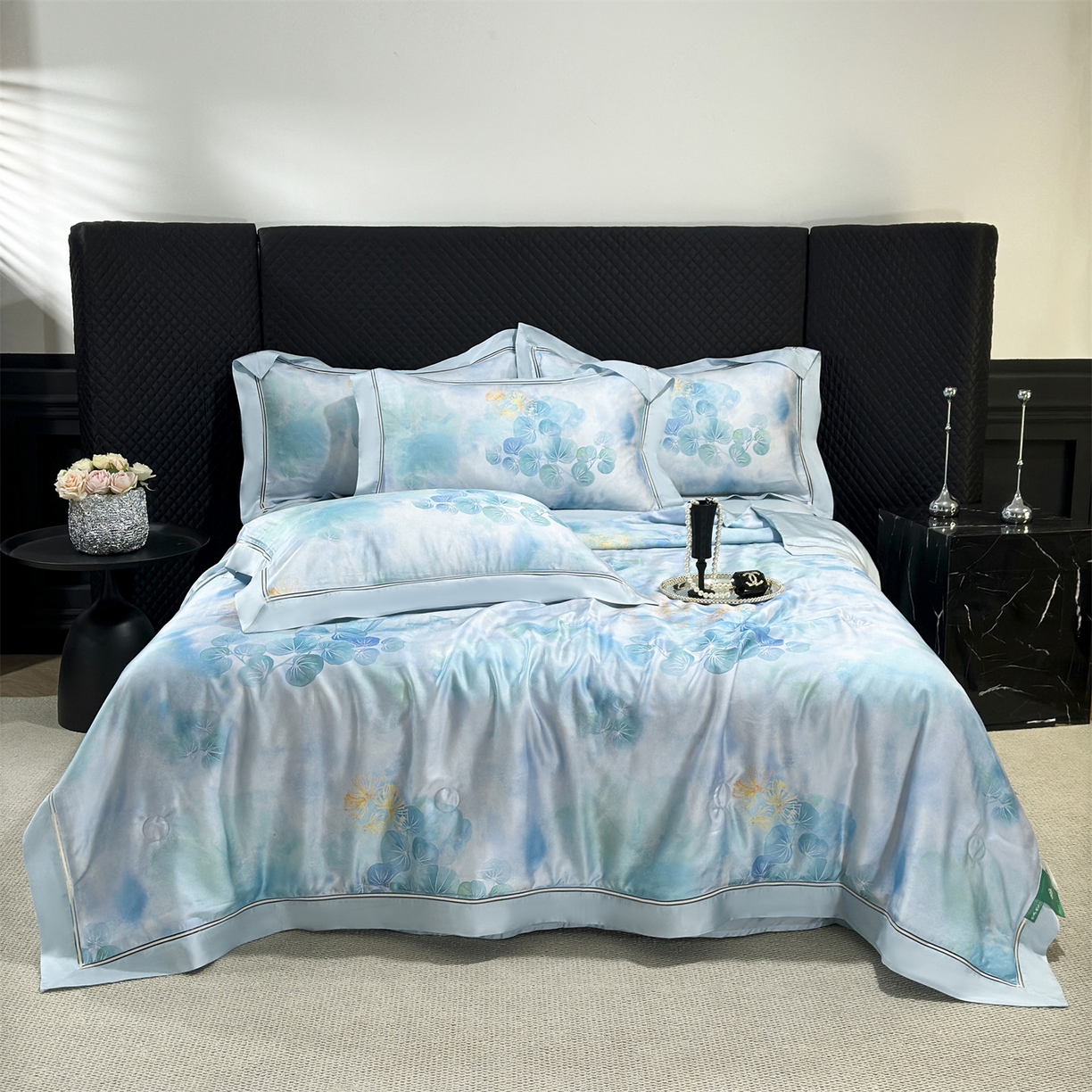 91家纺网 家纺一手货源 找家纺 （总）岚司羽 2026春夏新款60天丝夏被四件套夏凉被空调被系列