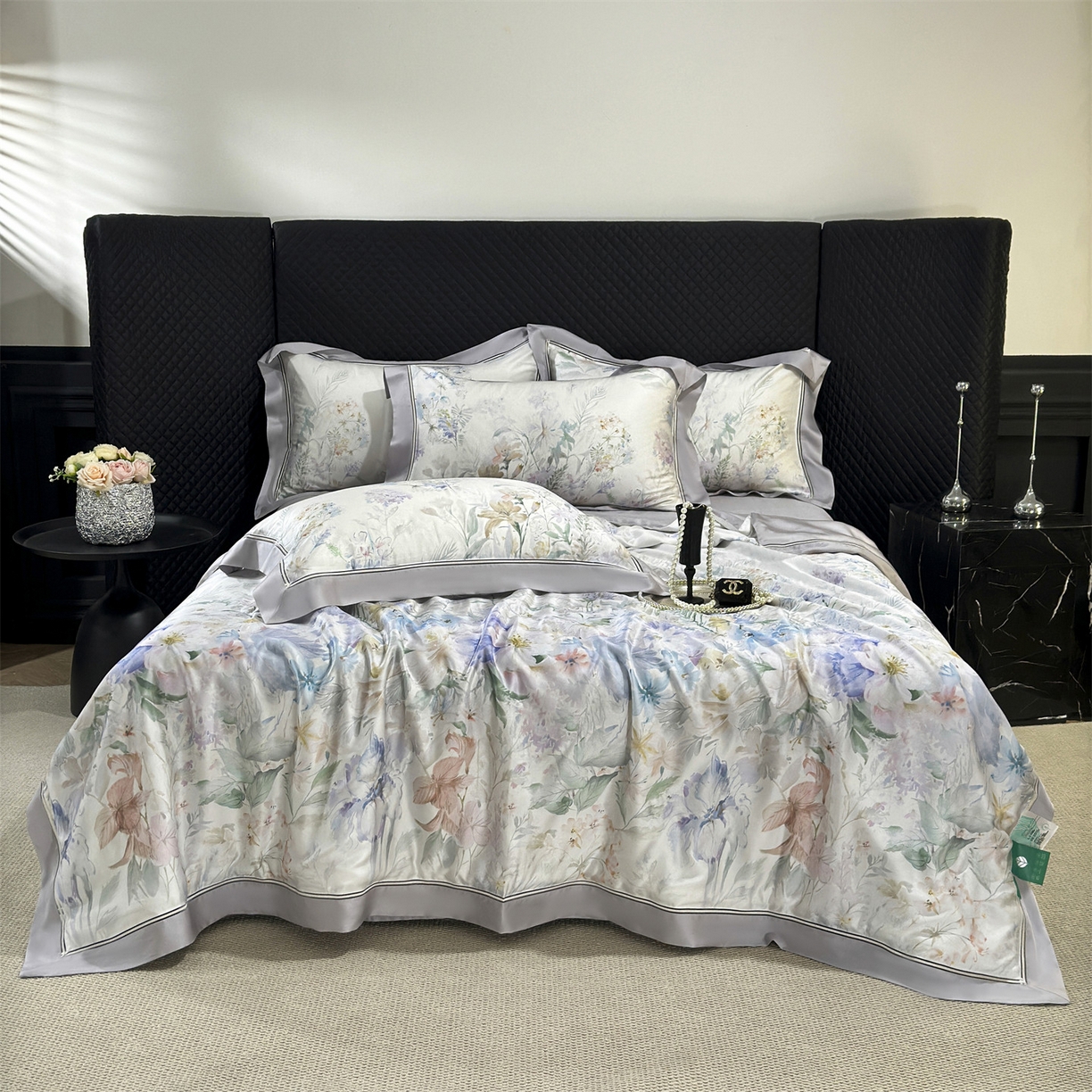 91家纺网 家纺一手货源 找家纺 岚司羽 2026春夏新款60天丝夏被四件套夏凉被空调被系列 如夏