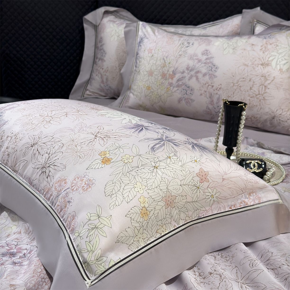 91家纺网 家纺一手货源 找家纺 岚司羽 2026春夏新款60天丝夏被四件套夏凉被空调被系列 知夏