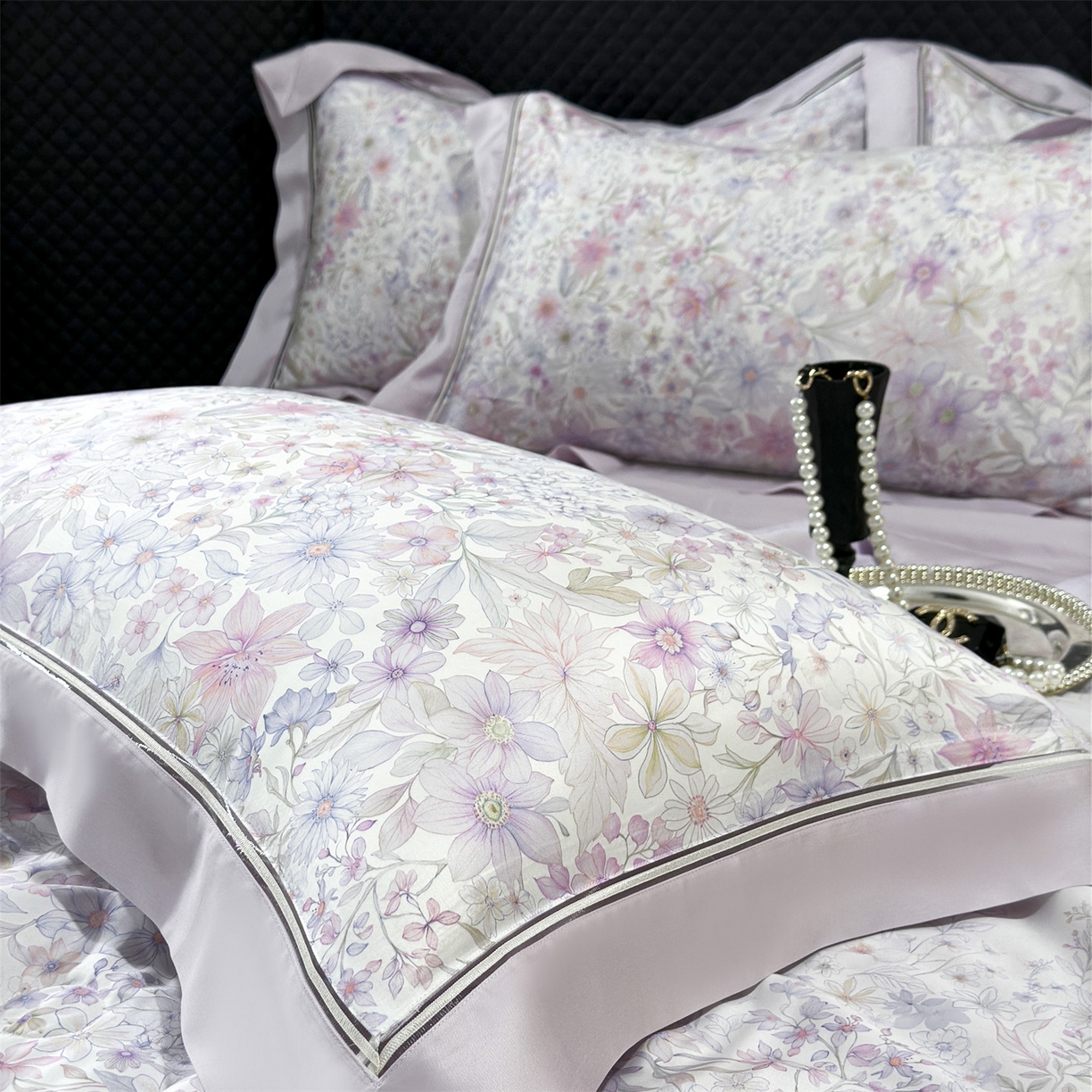 91家纺网 家纺一手货源 找家纺 岚司羽 2026春夏新款60天丝夏被四件套夏凉被空调被系列 菲云