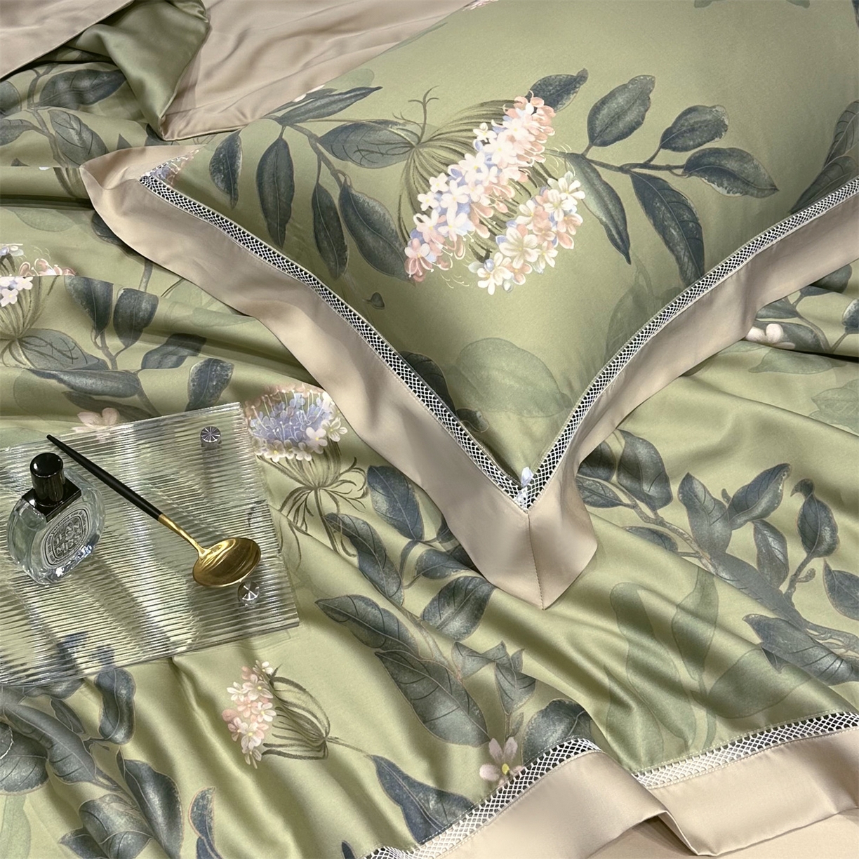 91家纺网 家纺一手货源 找家纺 岚司羽 2026春夏新款60天丝夏被四件套夏凉被空调被系列 光年