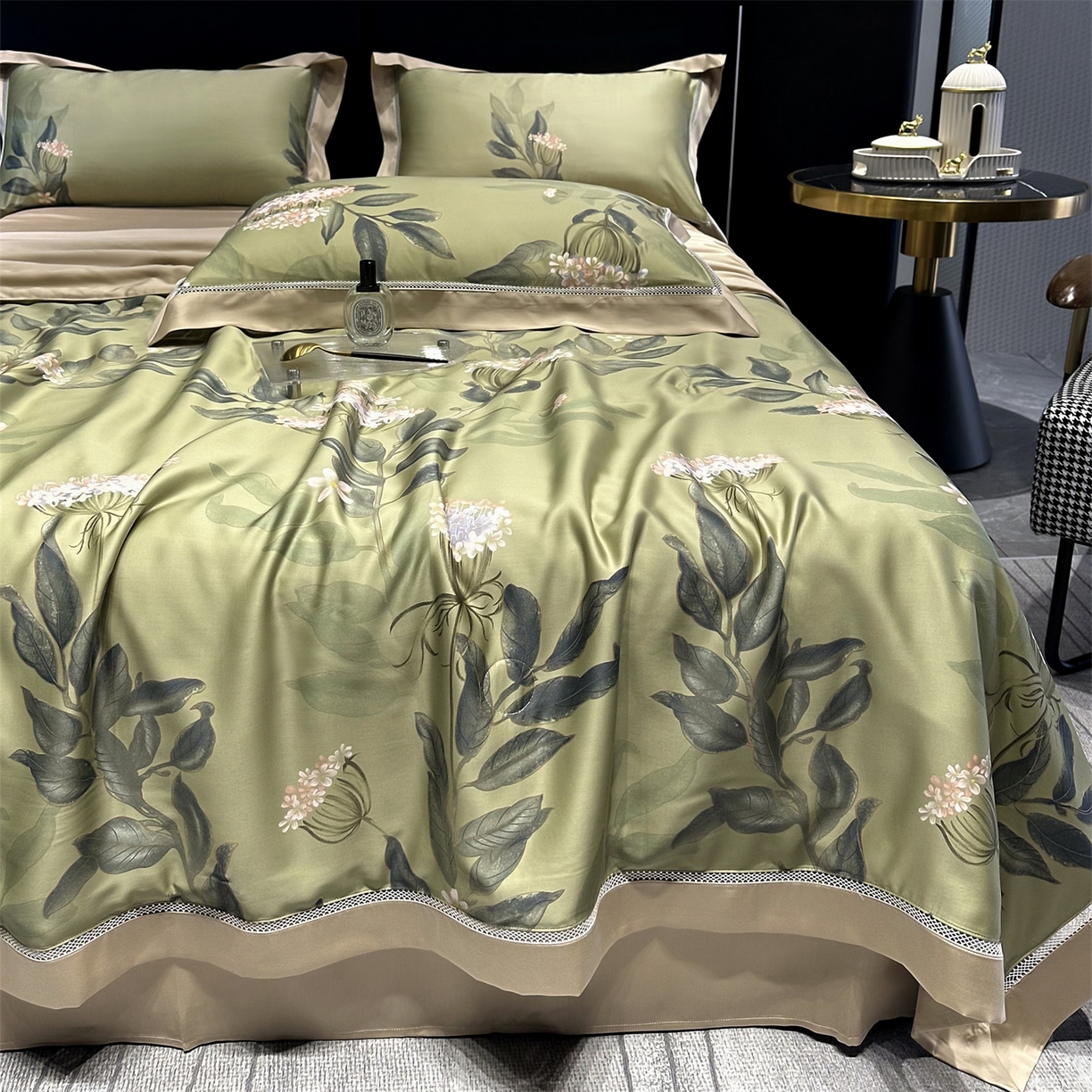 91家纺网 家纺一手货源 找家纺 岚司羽 2026春夏新款60天丝夏被四件套夏凉被空调被系列 光年