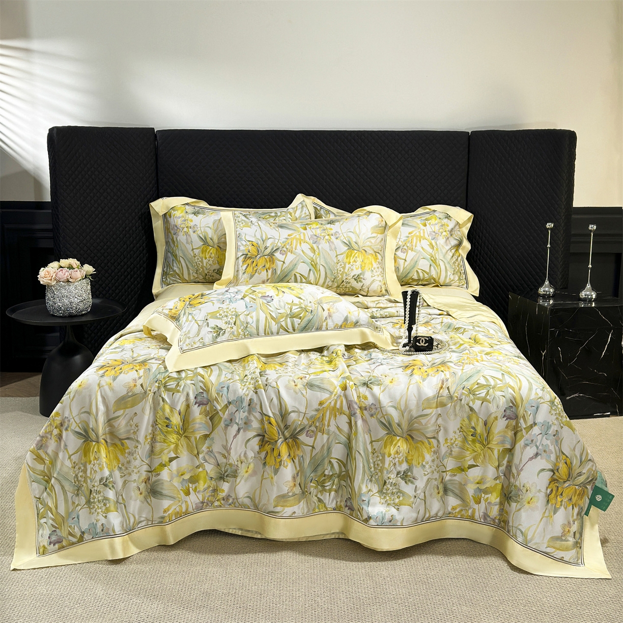 91家纺网 家纺一手货源 找家纺 岚司羽 2026春夏新款60天丝夏被四件套夏凉被空调被系列 卡利亚