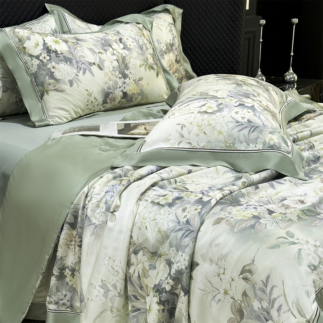 91家纺网 家纺一手货源 找家纺 （总）岚司羽 2026春夏新款60天丝夏被四件套夏凉被空调被系列