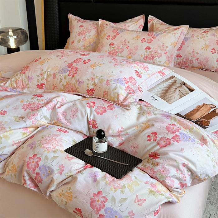 91家纺网 家纺一手货源 找家纺 （总）润锦云 2026春夏新款全棉纯棉13372数码印花四件套