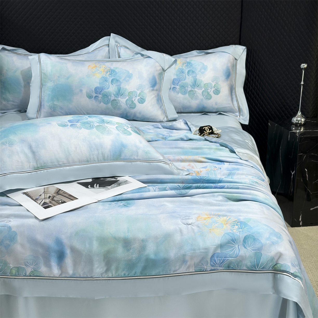 91家纺网 家纺一手货源 找家纺 （总）岚司羽 2026春夏新款60天丝夏被四件套夏凉被空调被系列