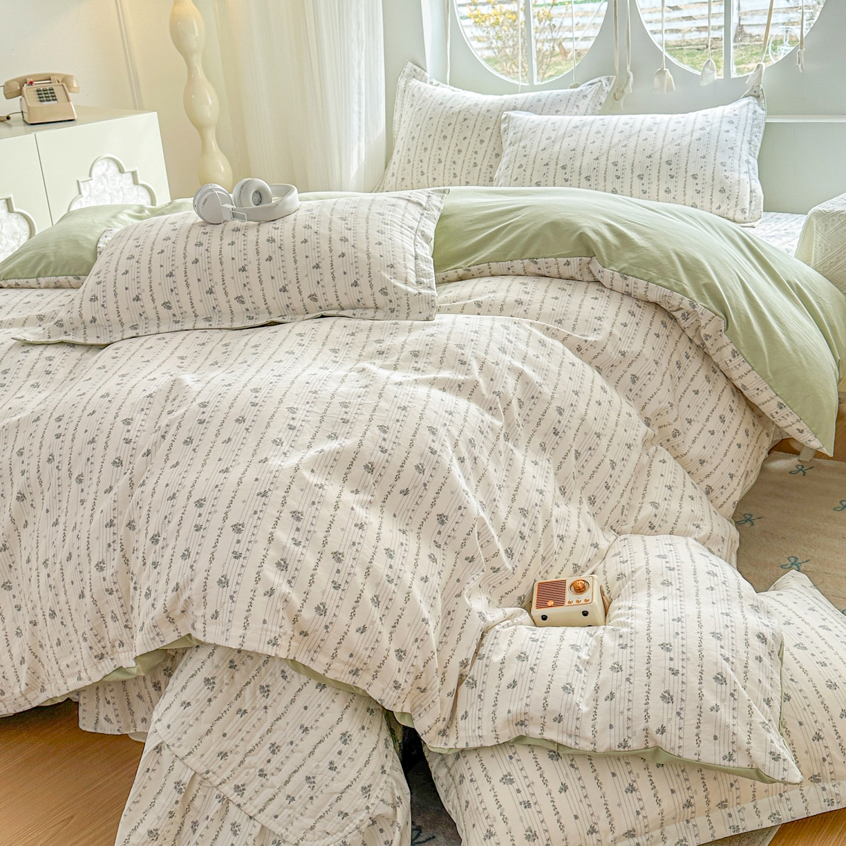 91家纺网 家纺一手货源 找家纺 （总）花满路 2026新款床盖四件套