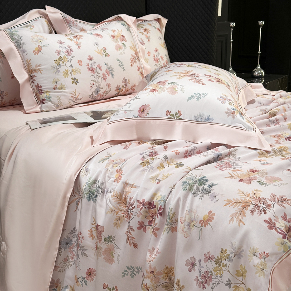 91家纺网 家纺一手货源 找家纺 （总）岚司羽 2026春夏新款60天丝夏被四件套夏凉被空调被系列