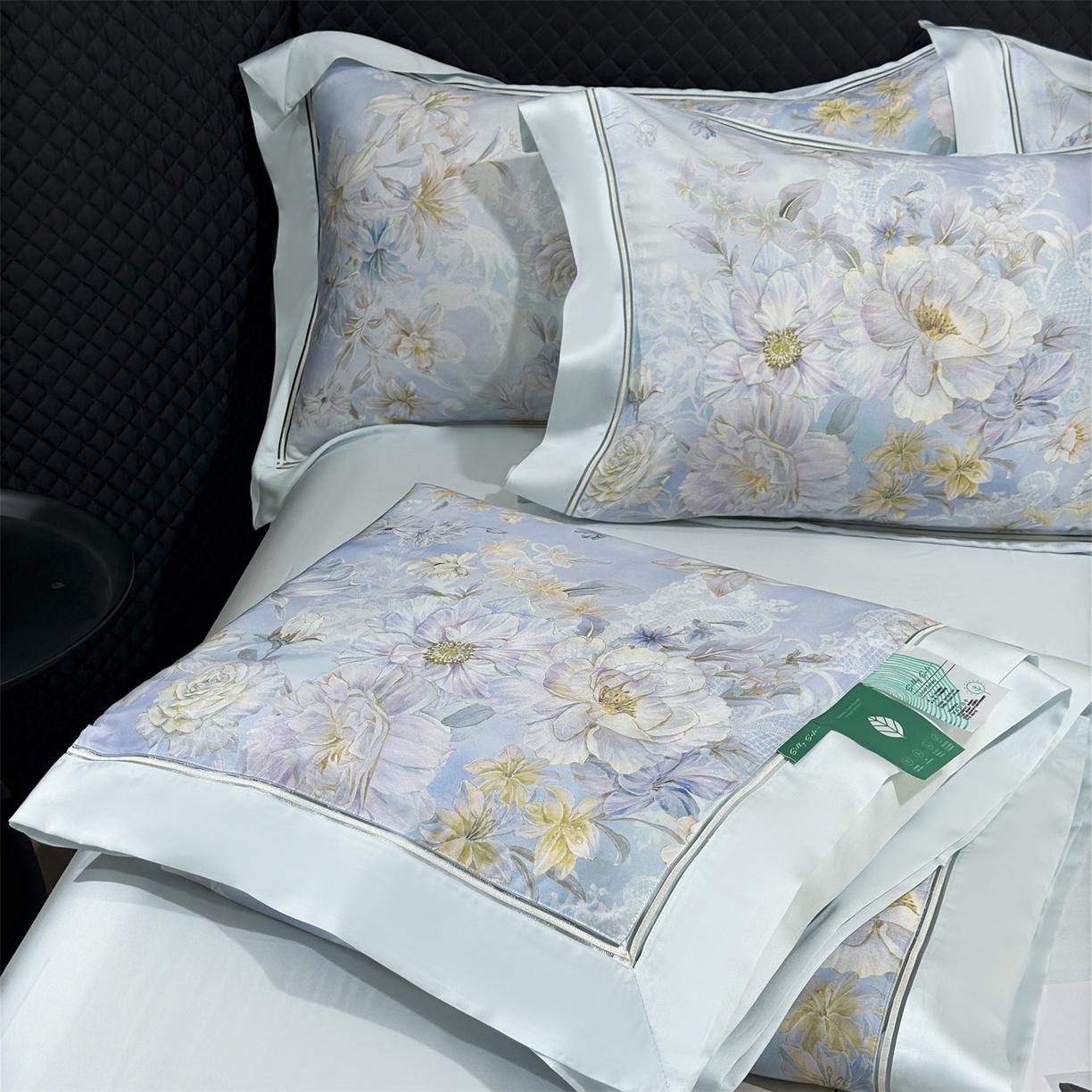 91家纺网 家纺一手货源 找家纺 岚司羽 2026春夏新款60天丝夏被四件套夏凉被空调被系列 汀兰