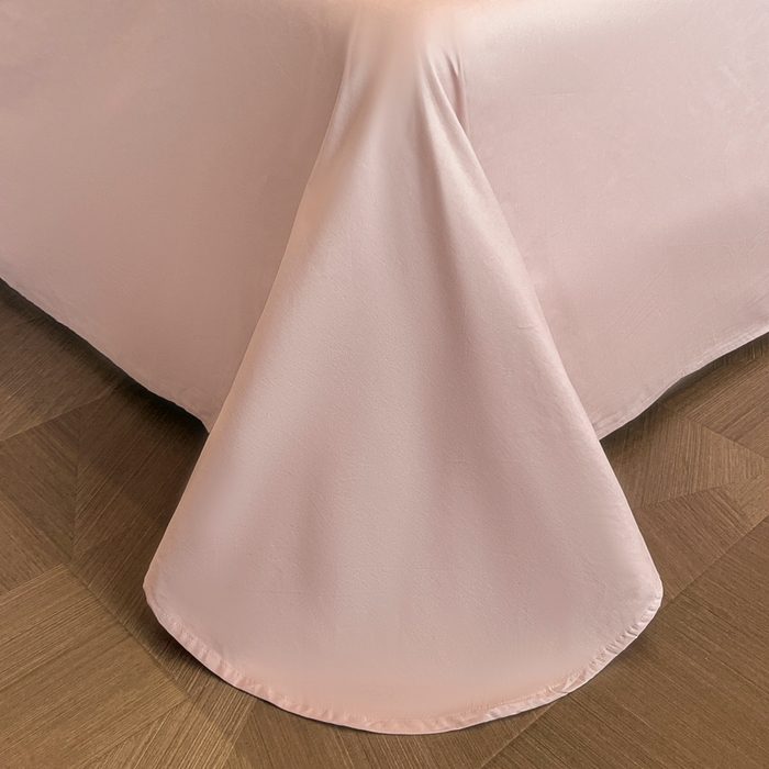 91家纺网 家纺一手货源 找家纺 润锦云 2026新款A类长绒棉纯棉数码印花宽边四件套 花漾盛典