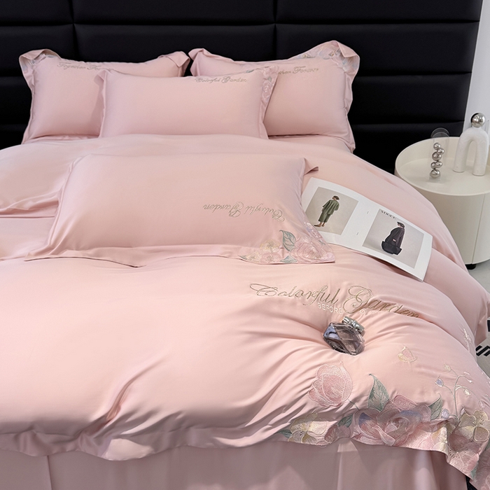 91家纺网 家纺一手货源 找家纺 （总）润锦云 2026新款时髦A类精品刺绣四件套