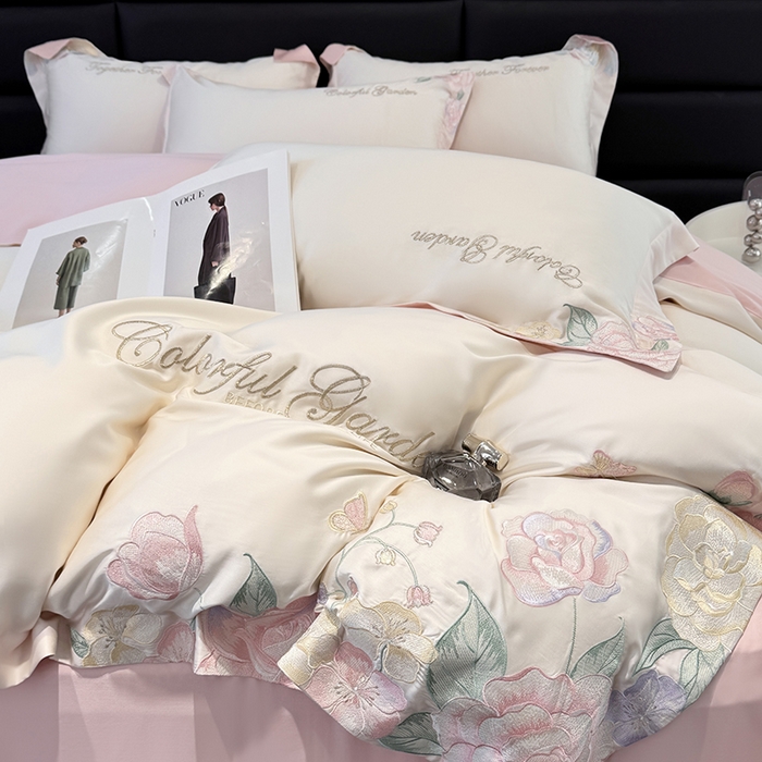 91家纺网 家纺一手货源 找家纺 （总）润锦云 2026新款时髦A类精品刺绣四件套