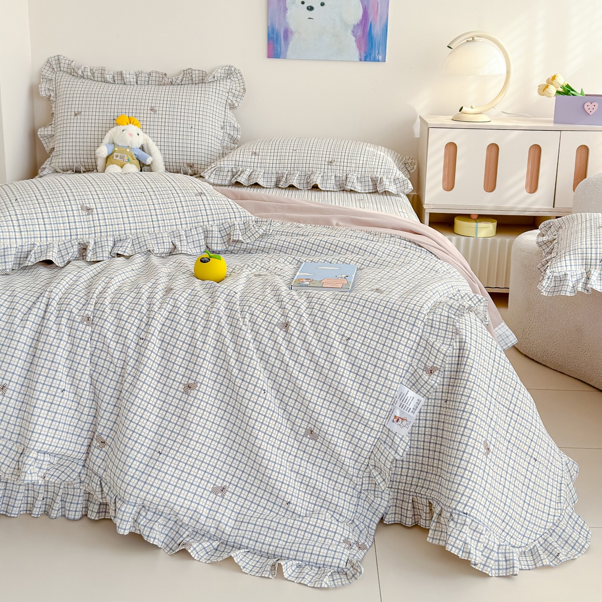 91家纺网 家纺一手货源 找家纺 （总）归属 2026春夏新款古法仿棉床盖夏被四件套夏凉被空调被系列