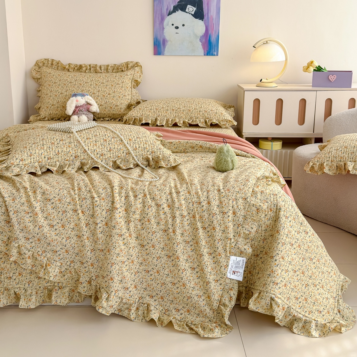 91家纺网 家纺一手货源 找家纺 （总）归属 2026春夏新款古法仿棉床盖夏被四件套夏凉被空调被系列