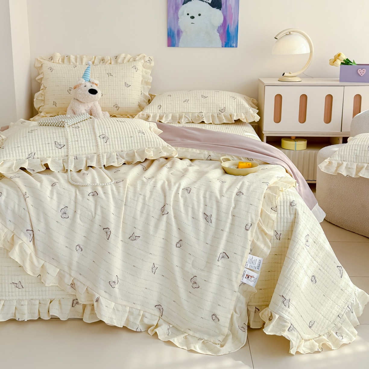 91家纺网 家纺一手货源 找家纺 （总）归属 2026春夏新款古法仿棉床盖夏被四件套夏凉被空调被系列