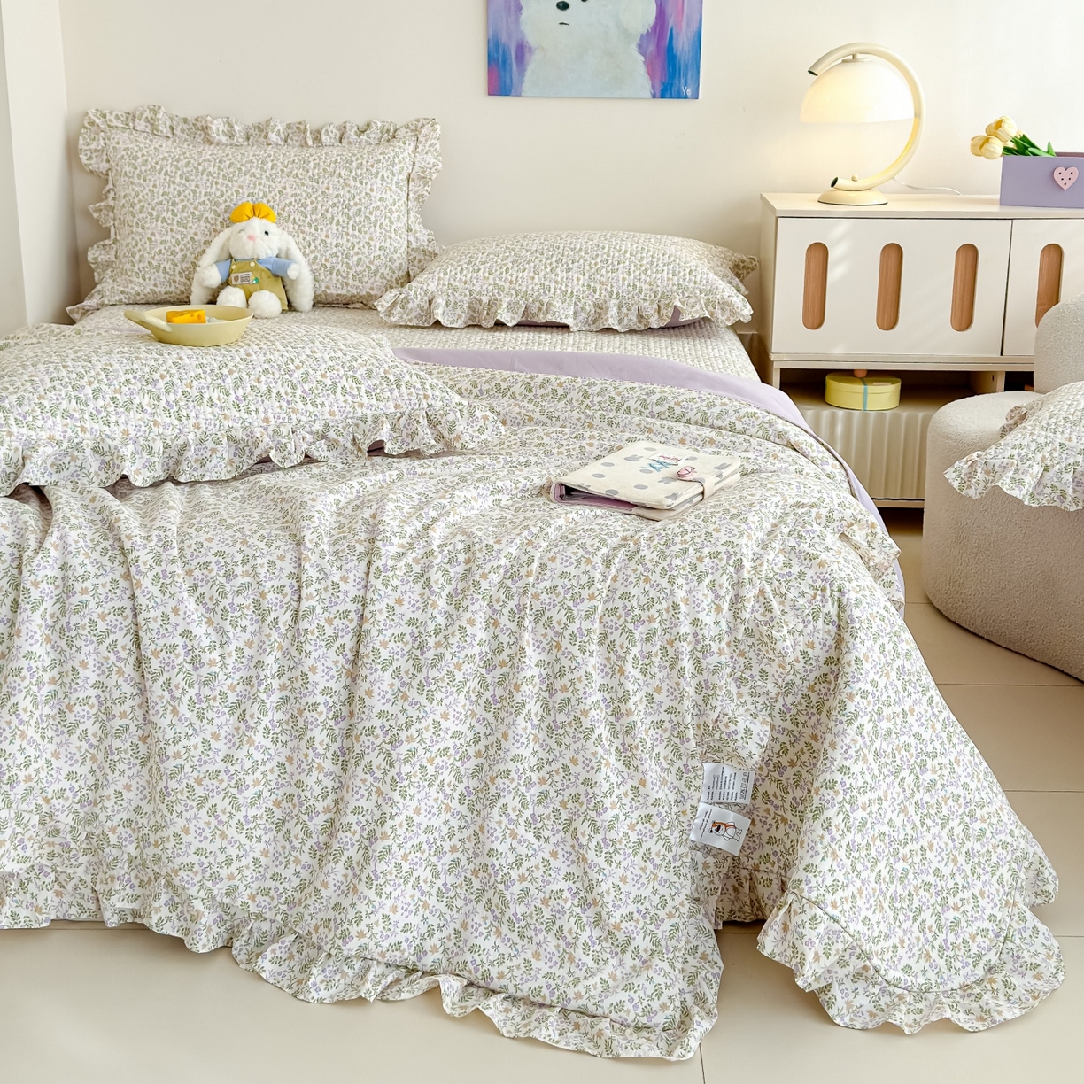 91家纺网 家纺一手货源 找家纺 （总）归属 2026春夏新款古法仿棉床盖夏被四件套夏凉被空调被系列