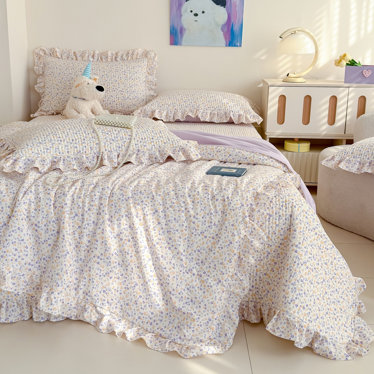 91家纺网 家纺一手货源 找家纺 （总）归属 2026春夏新款古法仿棉床盖夏被四件套夏凉被空调被系列