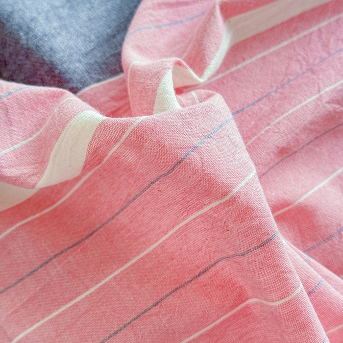 91家纺网 家纺一手货源 找家纺 佑佳家纺 2026新款全棉色织床笠款四件套 马里奥-粉