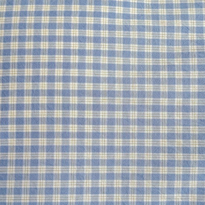 91家纺网 家纺一手货源 找家纺 佑佳家纺 2026新款全棉色织水洗棉四件套 蓝小格